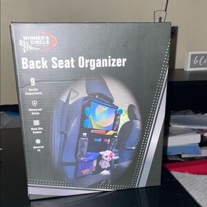 Black Back Seat Organizer